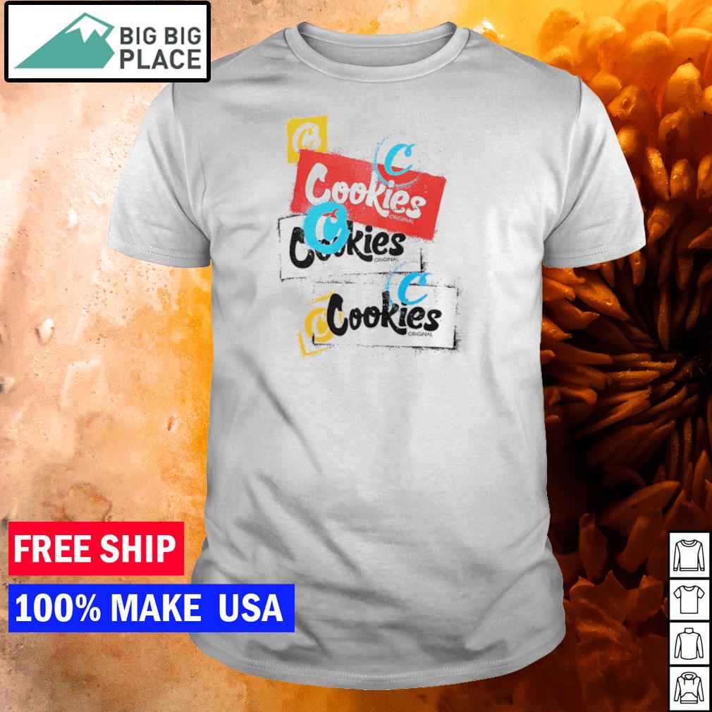 white cookies shirt