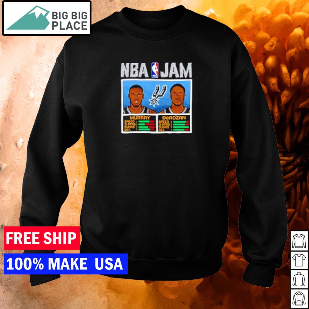 spurs nba jam shirt