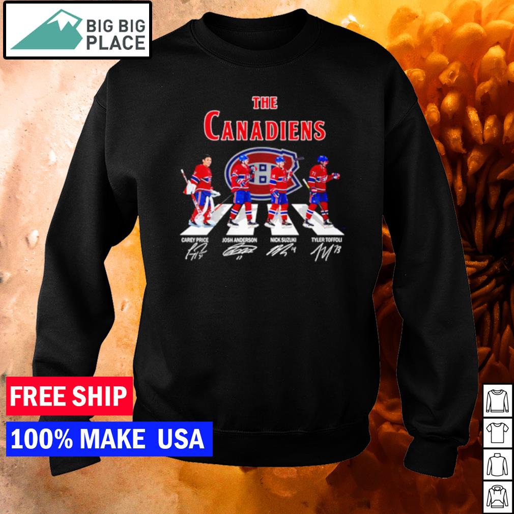 The Montreal Canadiens Abbey Road signatures shirt, hoodie ...