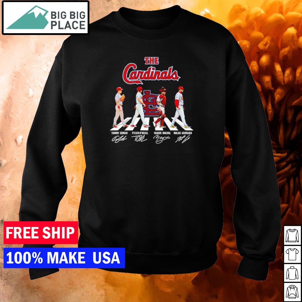 The Cards Abbey Road signatures St. Louis Cardinals shirt, hoodie