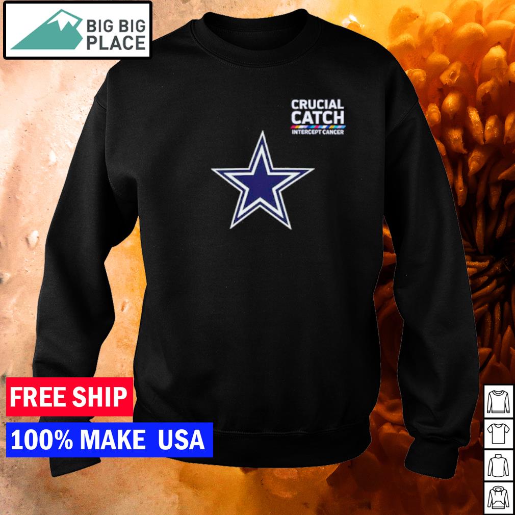 Dallas Cowboys Crucial Catch Intercept Cancer 2021 T-shirt, hoodie,  sweater, long sleeve and tank top