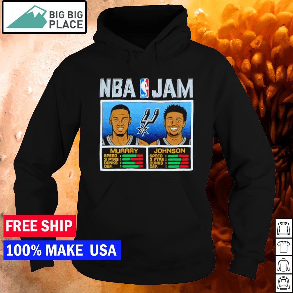Official NBA Jam Spurs Murray And Johnson Shirt, hoodie, sweater, long  sleeve and tank top