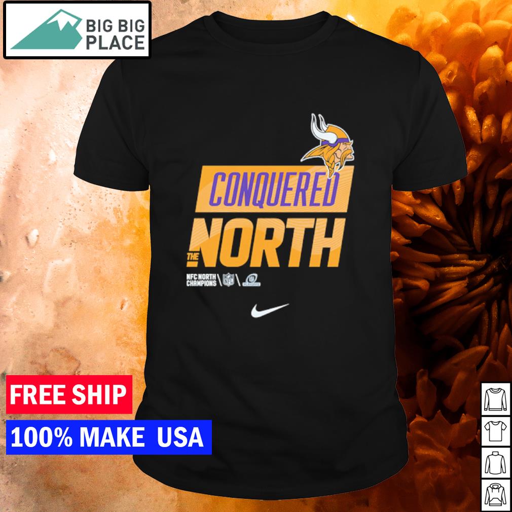 Minnesota Vikings Nike Conquered The North 2022 Nfc North Division Champions  Shirt Hoodie