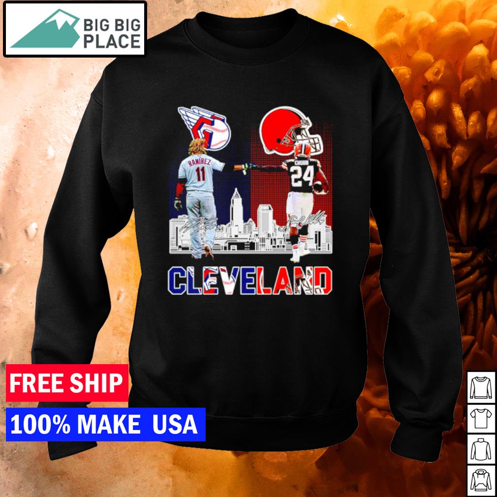 Cleveland Browns Chubb And Guardians Ramirez City Champion T Shirt