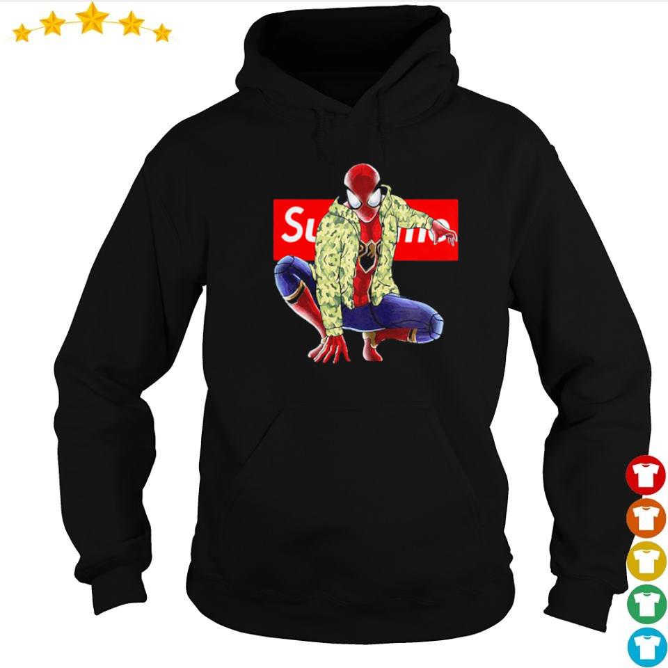 Supreme clearance spiderman hoodie