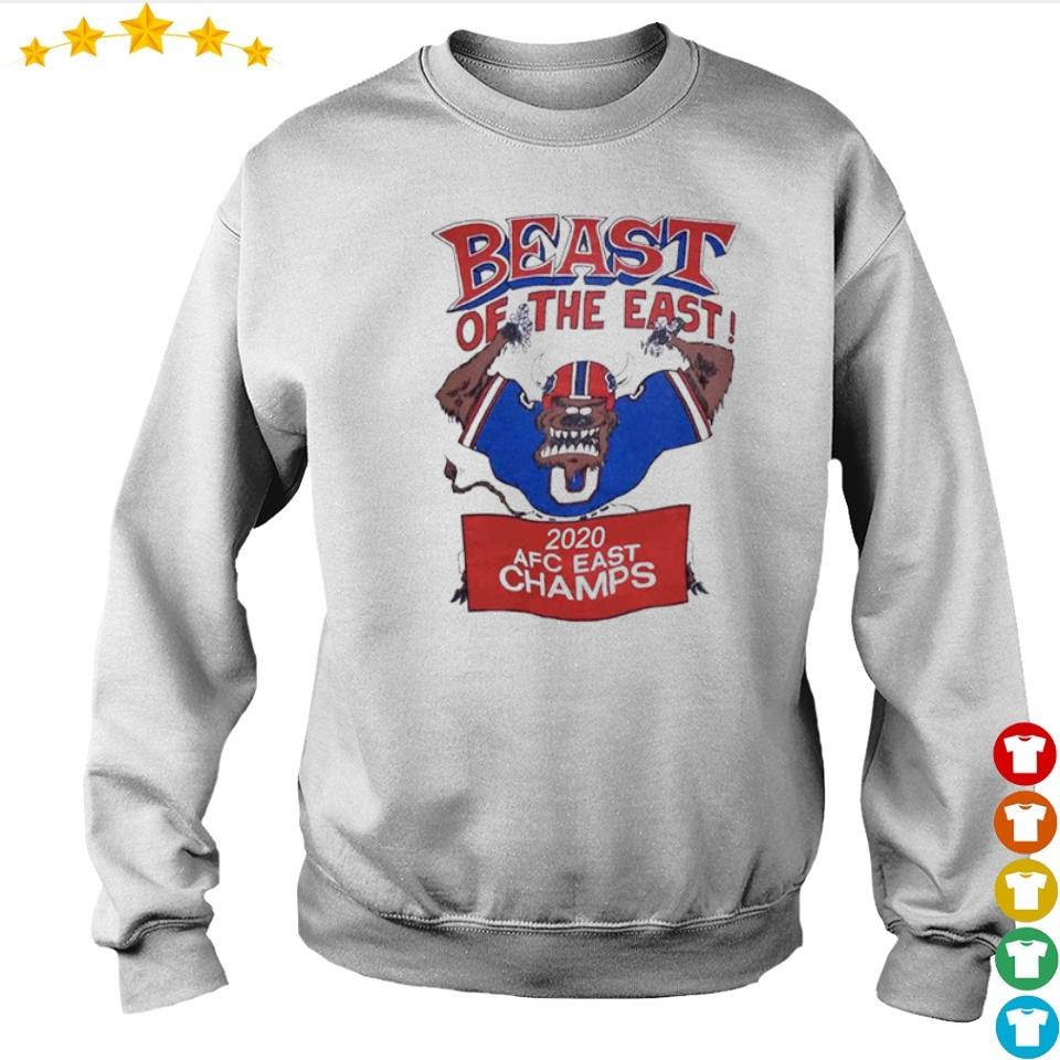 Buffalo Bills Beast of the east 2020 Afc East Champs shirt, hoodie,  sweater, long sleeve and tank top