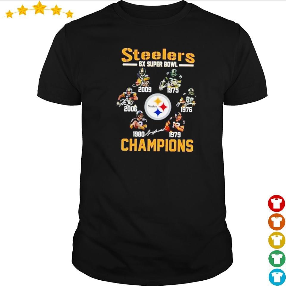 Pittsburgh Steelers 6x Super Bowl 